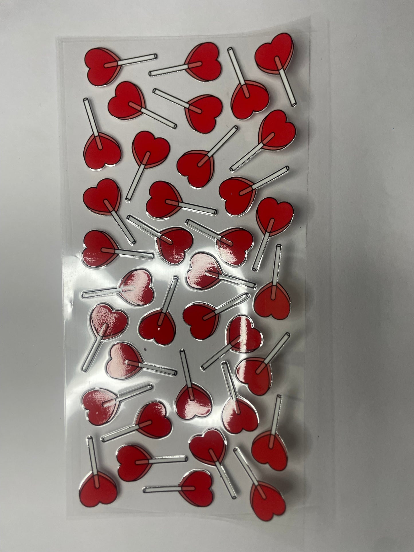 #130 heart lollipops