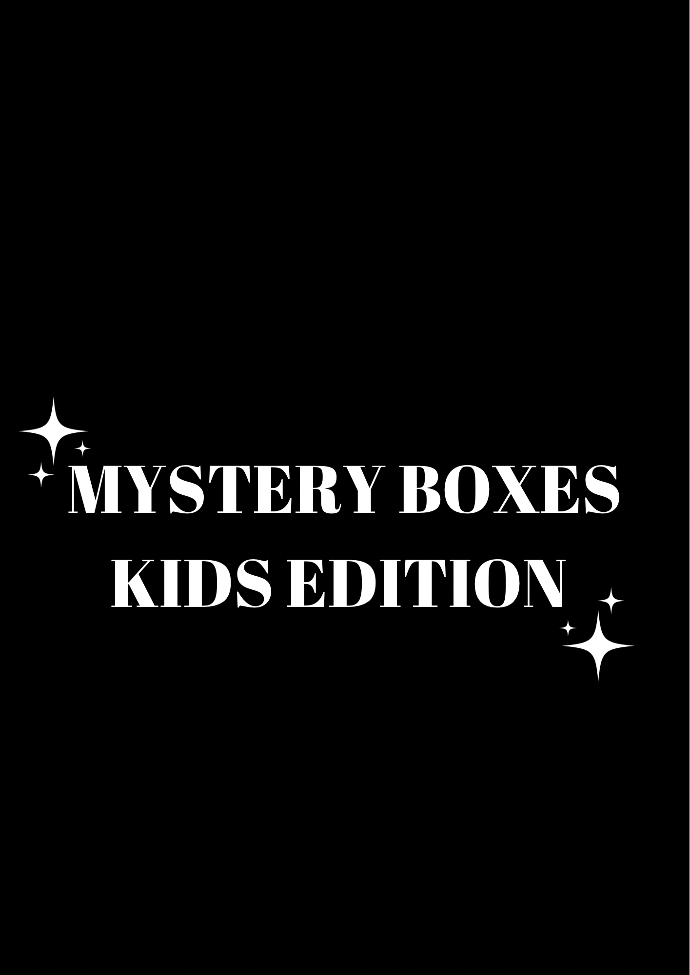 Mystery box kids edition