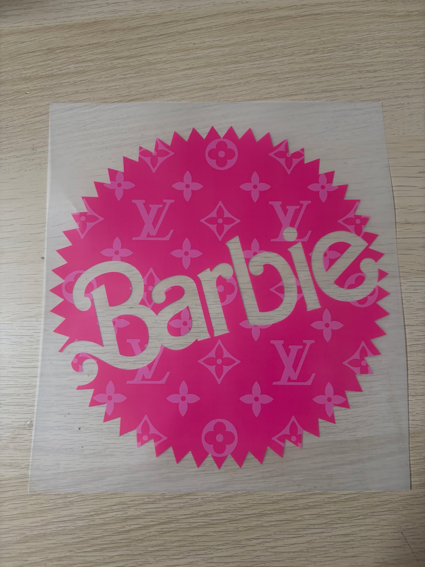 N.5 lv barbie shirt print