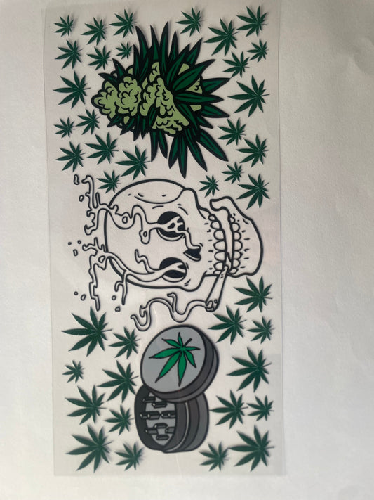 #213 weed skull