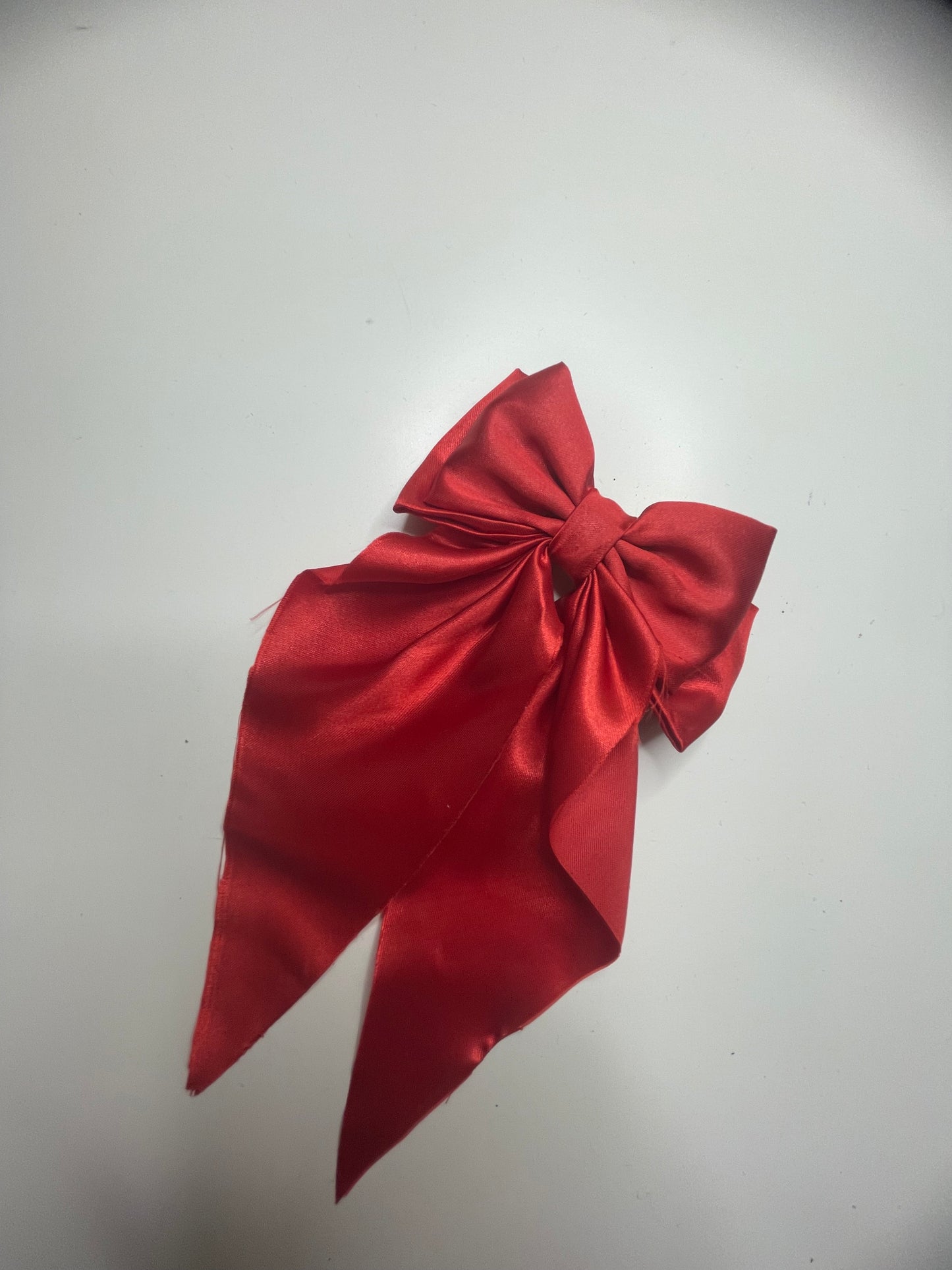 Red silk bows