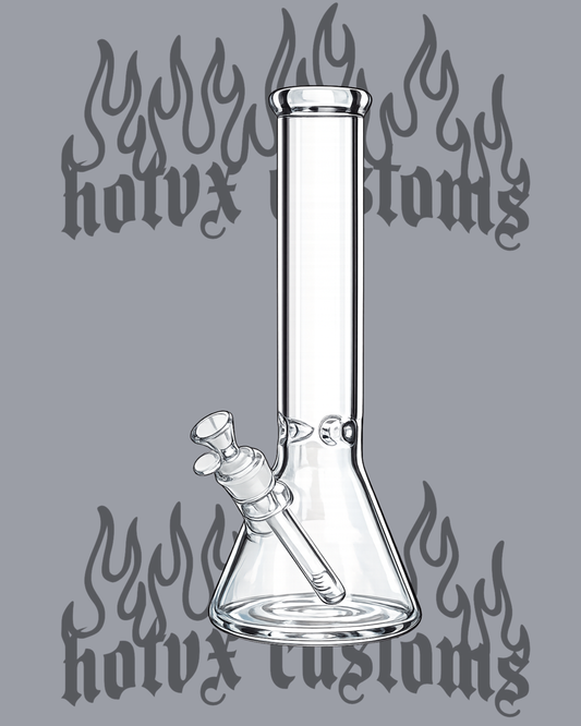 Extra heavy glass 34cm