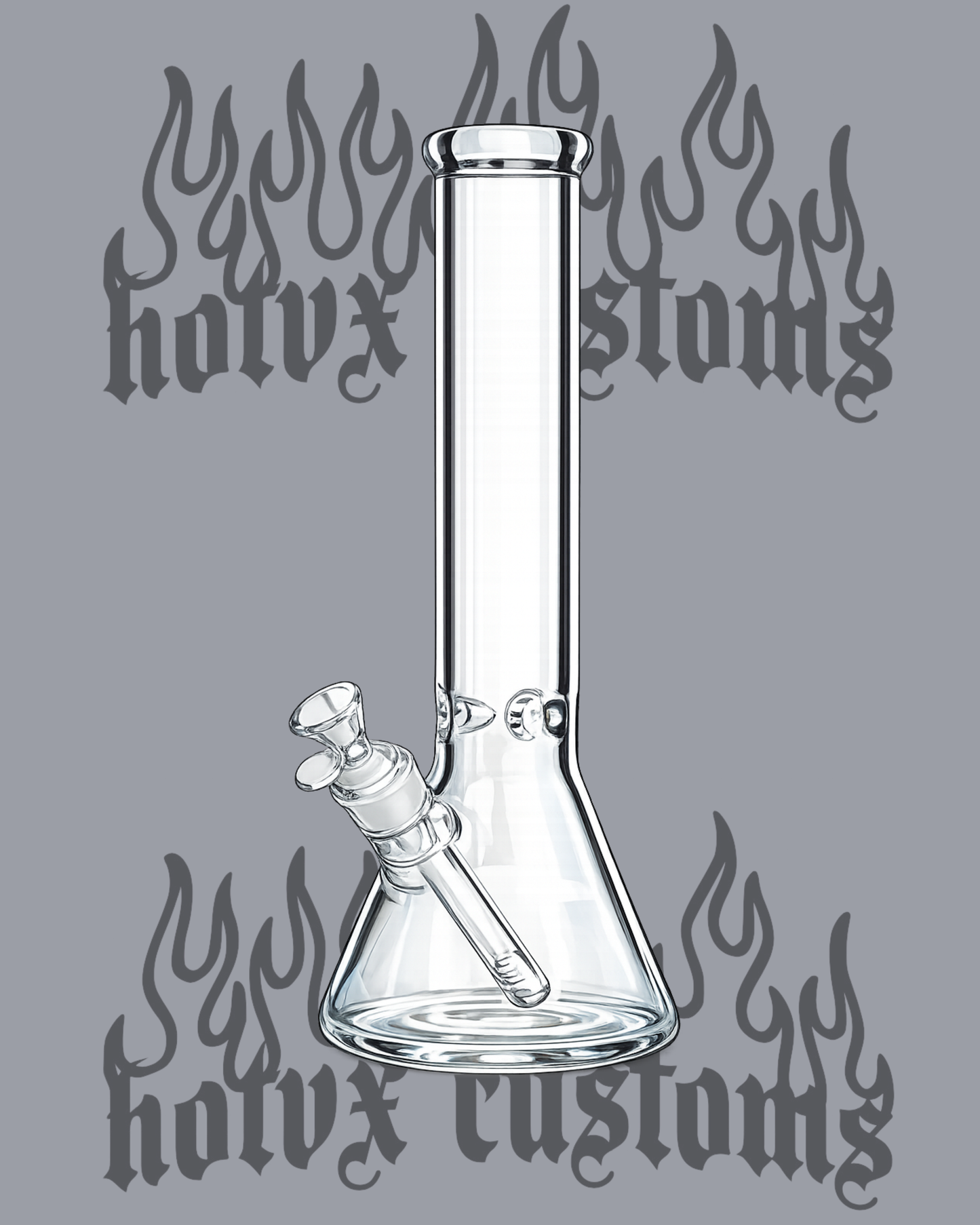Heavy glass beaker 40cm