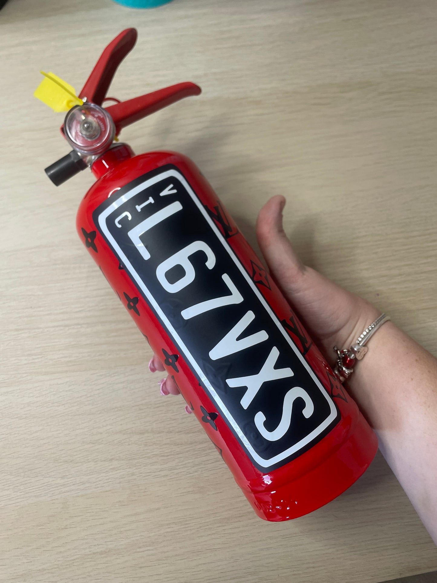 pattern fire extinguisher