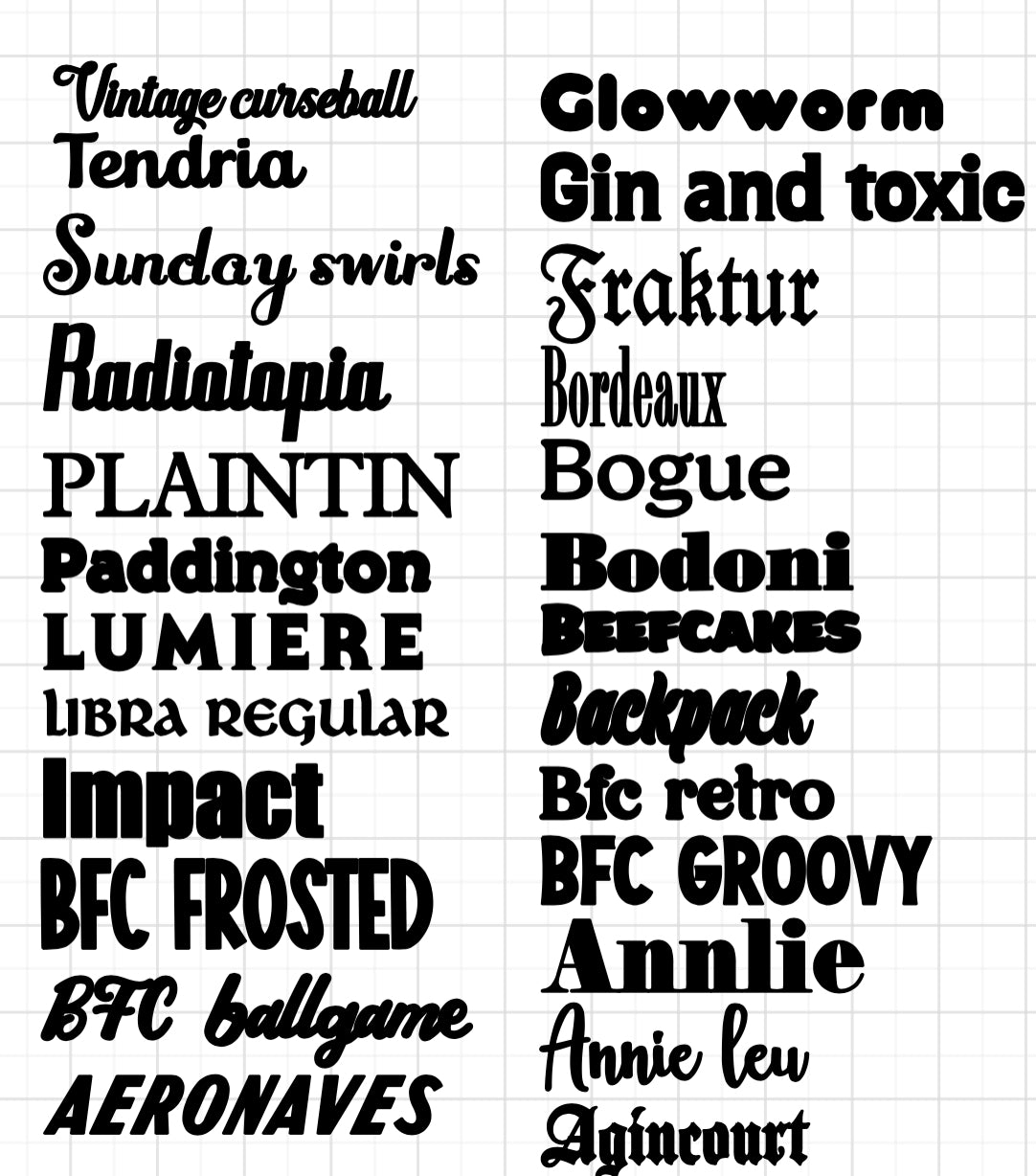 novelty plates pattern