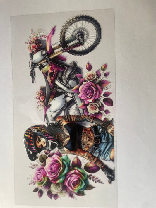 #249 tatted bike girl