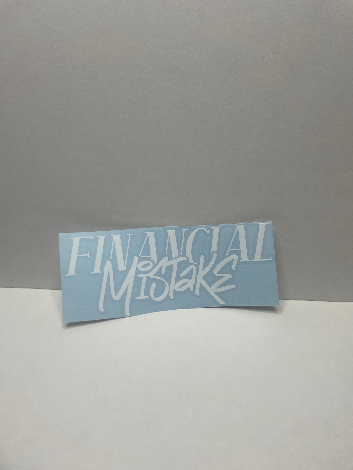 Financial mistake