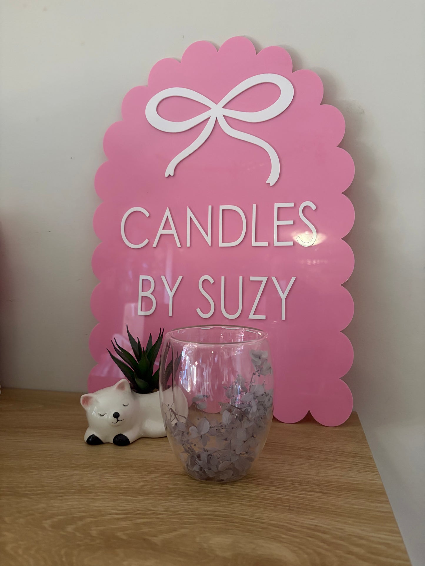 Grey botanical jar