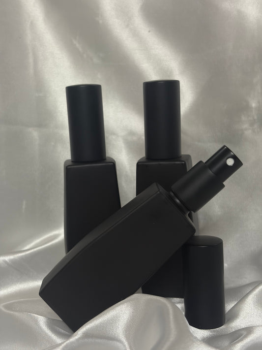 40ml matt black glass