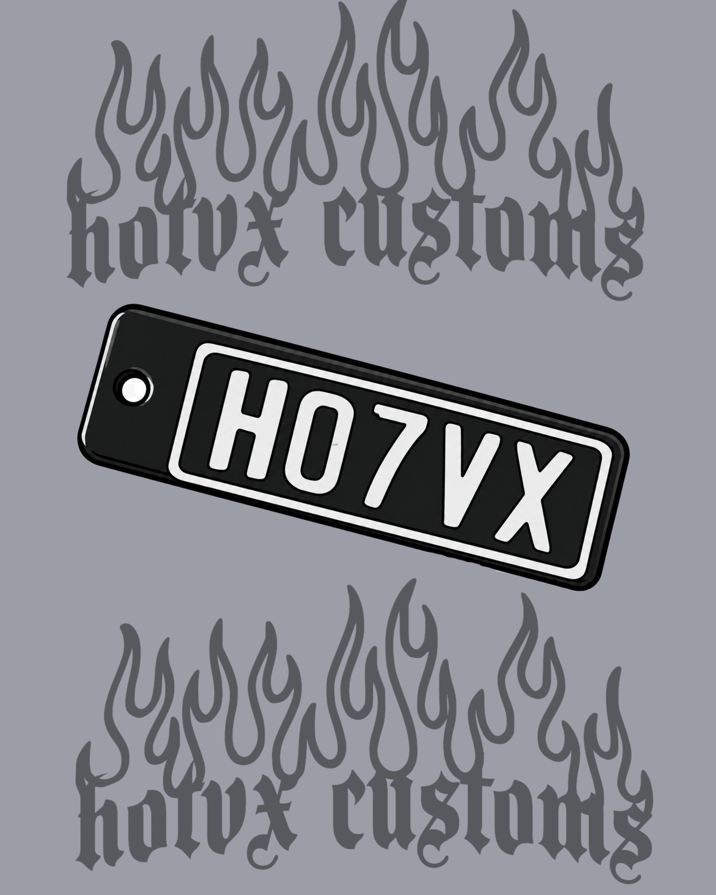 Plate Keyring