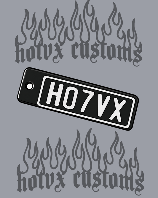 Plate Keyring
