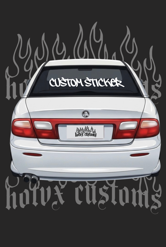 Custom sticker