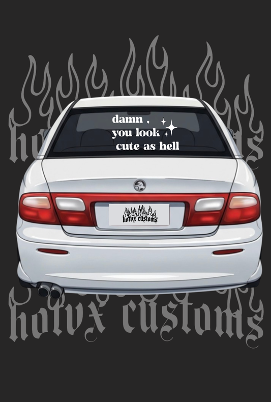 Damn you look cute as hell