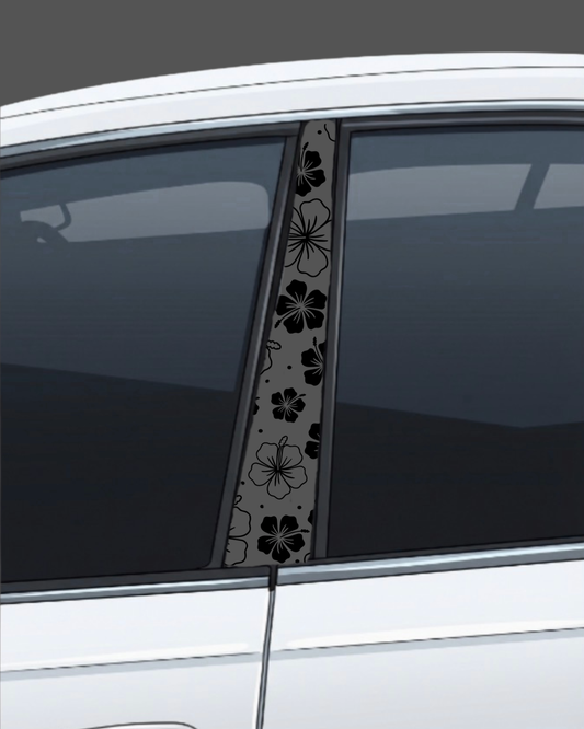 Hawaiian flower pillar sets