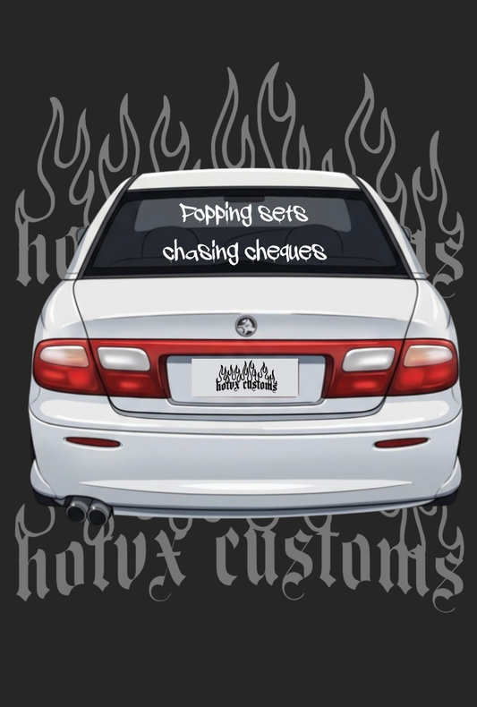 Popping sets chasing cheques