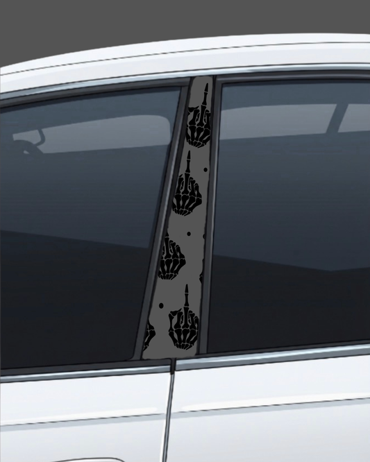 skull hand pillar set