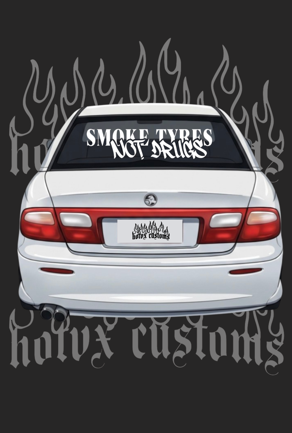 Smoke tyres not drugs