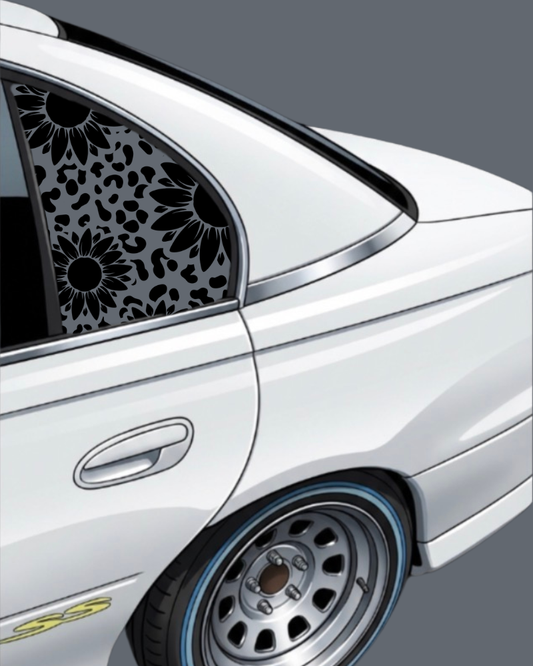 Sunflower leopard print quarters